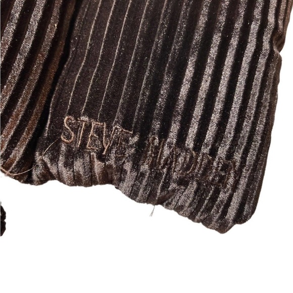 New Steve Madden Velvet Effect Ribbed Puffy Scarf Brown, women accessories… - Picture 6 of 9